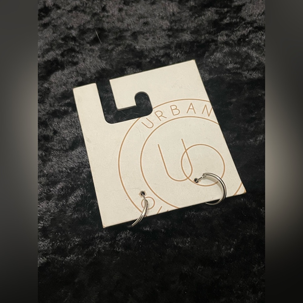 Silver Hoop Earrings